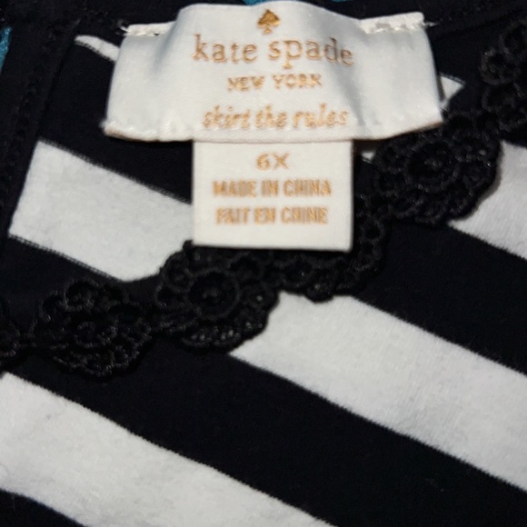 Like NEW Kate Spade girls cold shoulder top! - Picture 4 of 5
